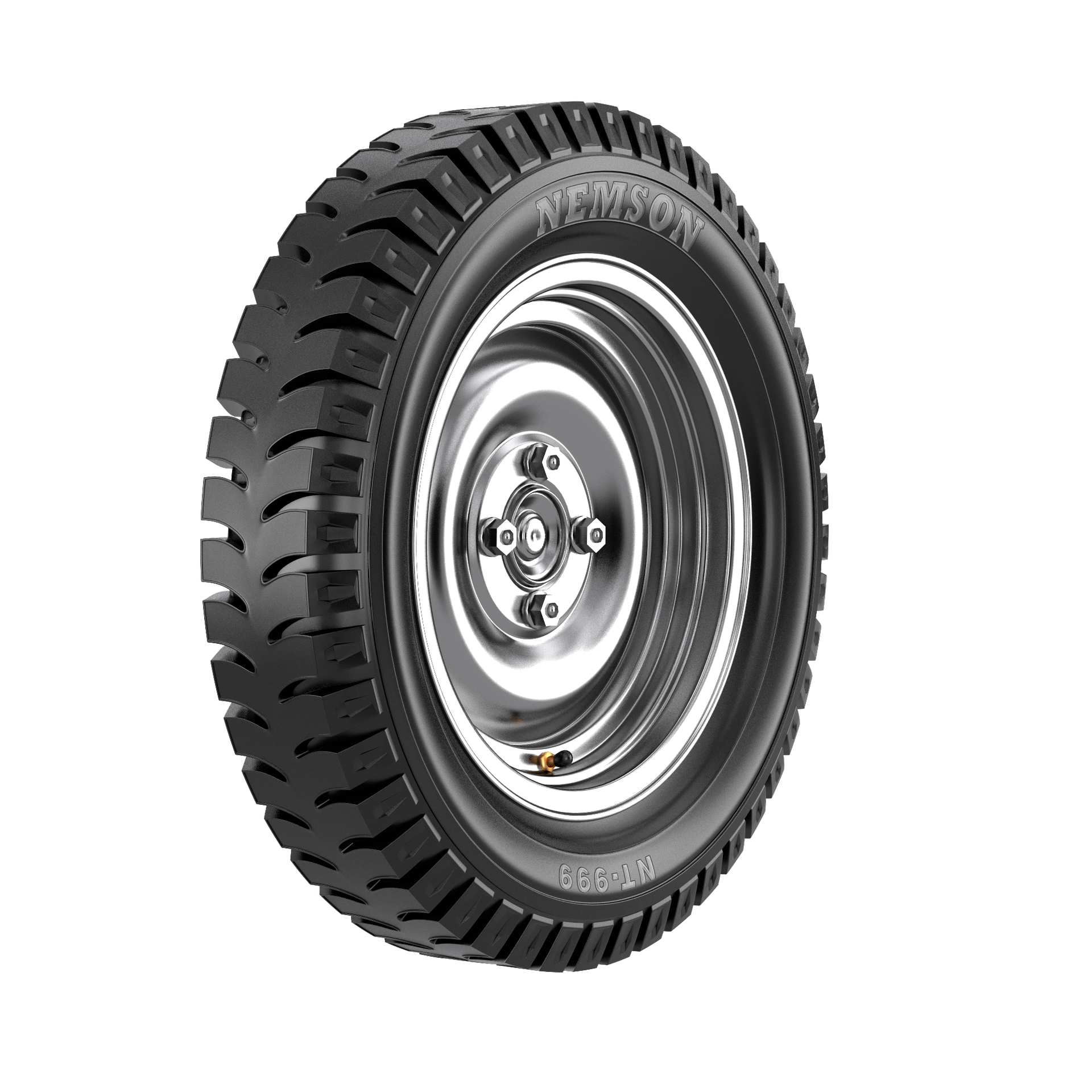 Nemson NT-999 E-rickshaw tyre, Deep shoulder block tread